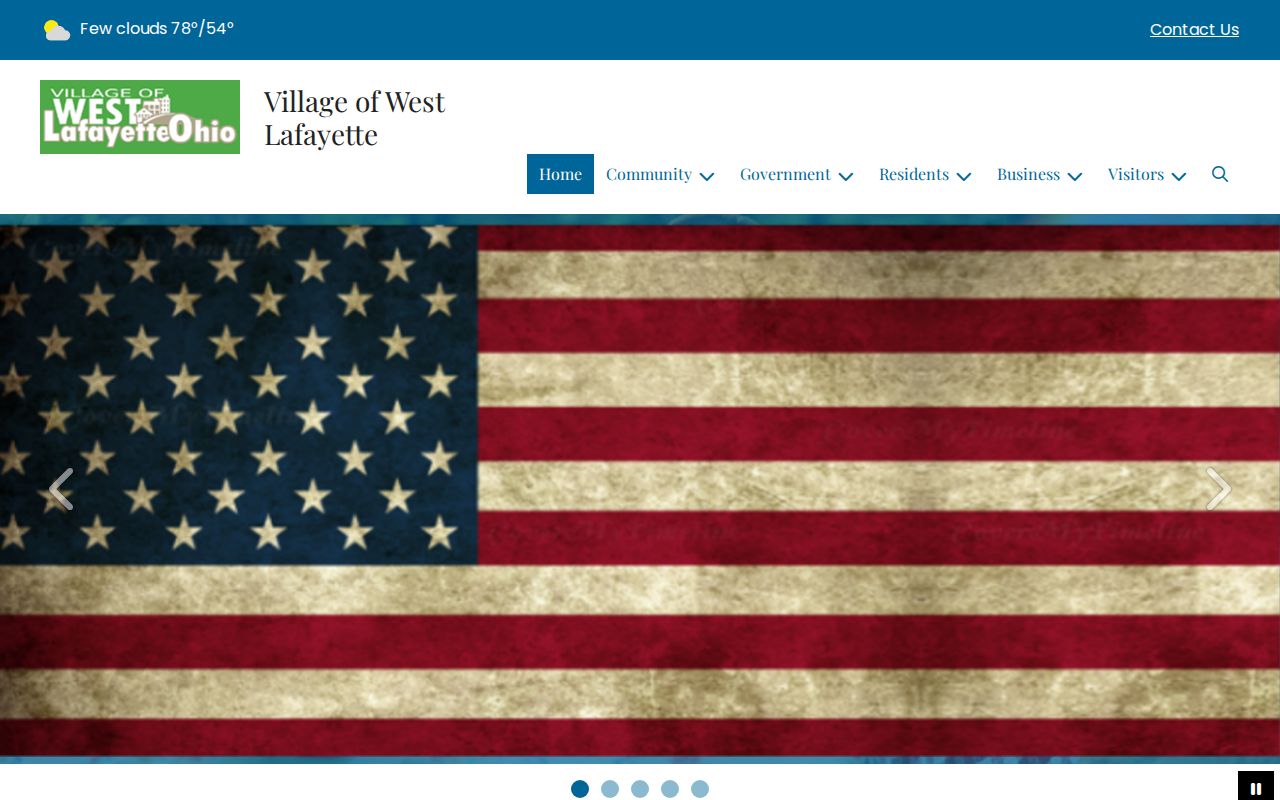Coshocton County West Lafayette official village record source page